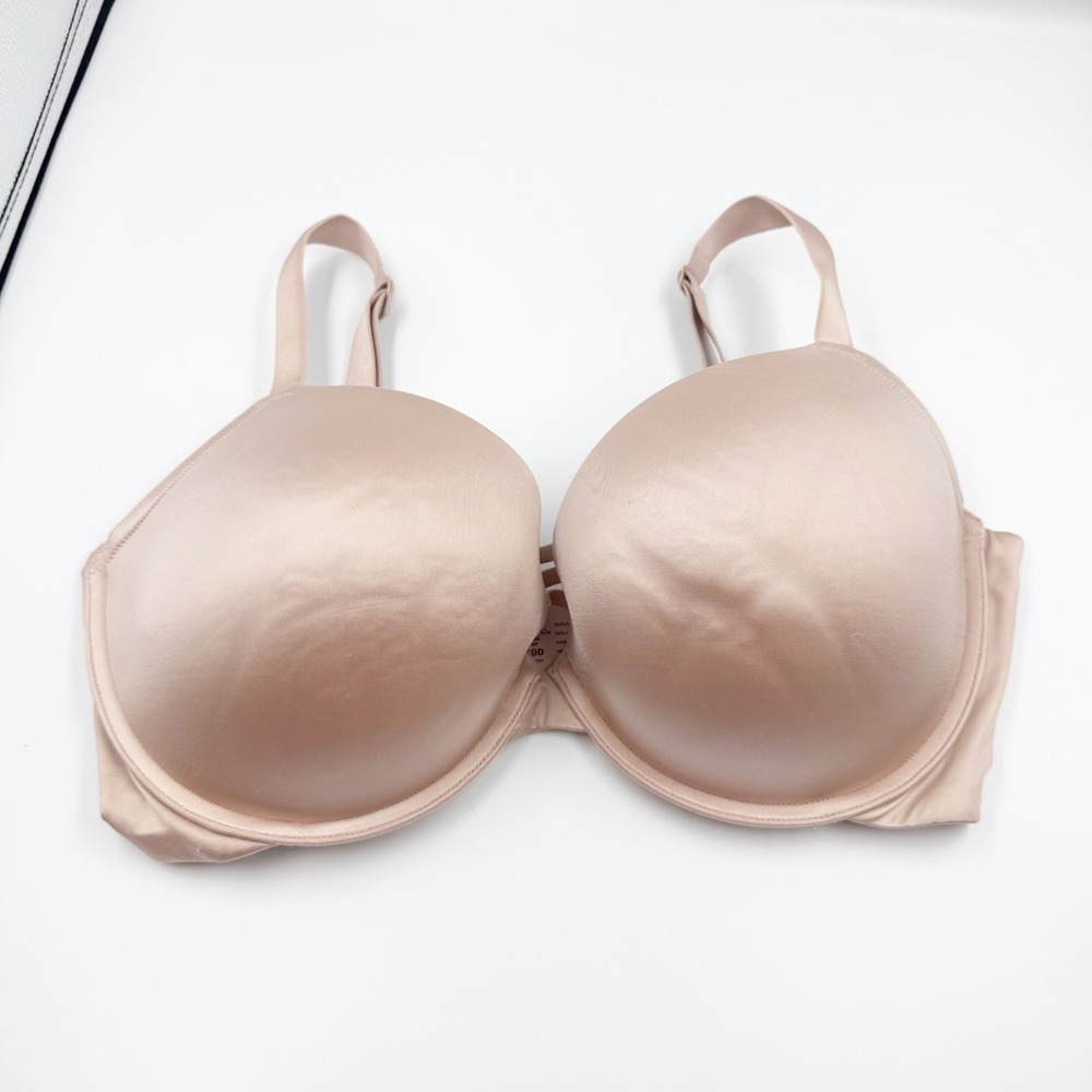 Soma Stunning Push Up Bra Nude Beige Underwire Strappy Detail 38DDD